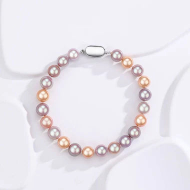 6.0-7.0mm Multicolor Freshwater Pearl Strand Bracelet - Color Grace